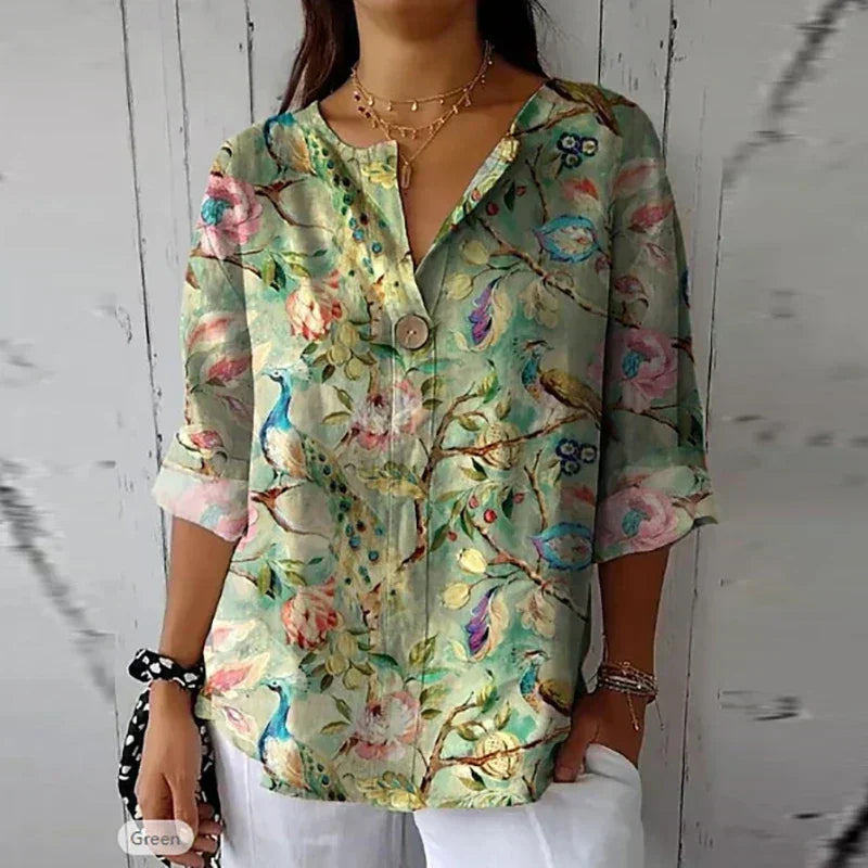 T-shirt super carina con frange e ricamo floreale.Tg. S naturale bianco T-shirt super carina con frange e ricamo floreale.Tg. S naturale bianco